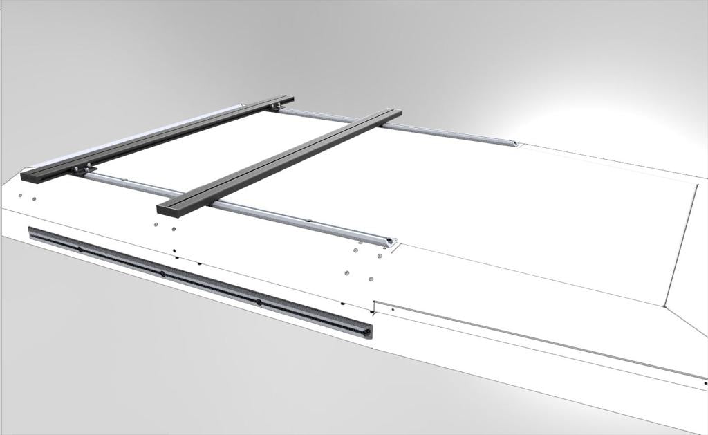 Alu-Cab Querträger 1250 mm (2 Stck.) schwarz