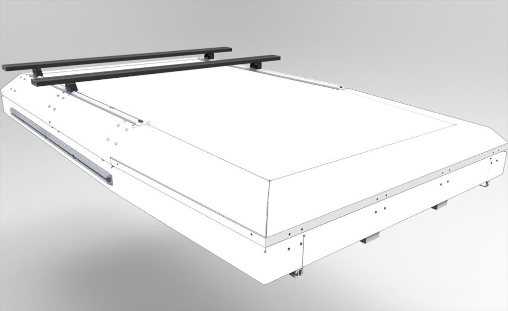 Alu-Cab Querträger 1450 mm (2 Stck.) schwarz